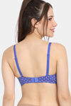 Rosaline Padded Wired 3/4th Coverage T-Shirt Bra - Amparo Blue — thumbnail 2